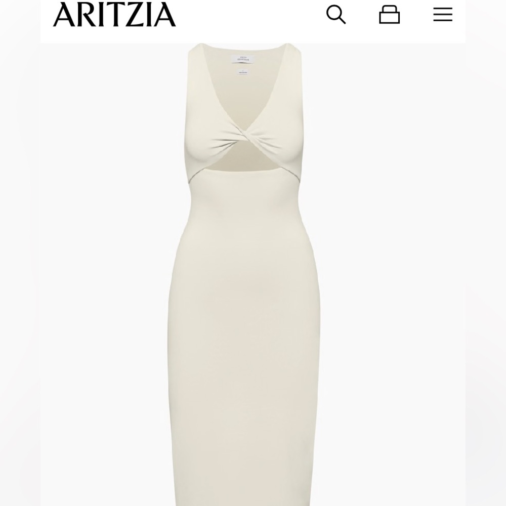 Babaton
MANTEL CONTOUR DRESS
Item no: 107764	S	MATTE PEARL